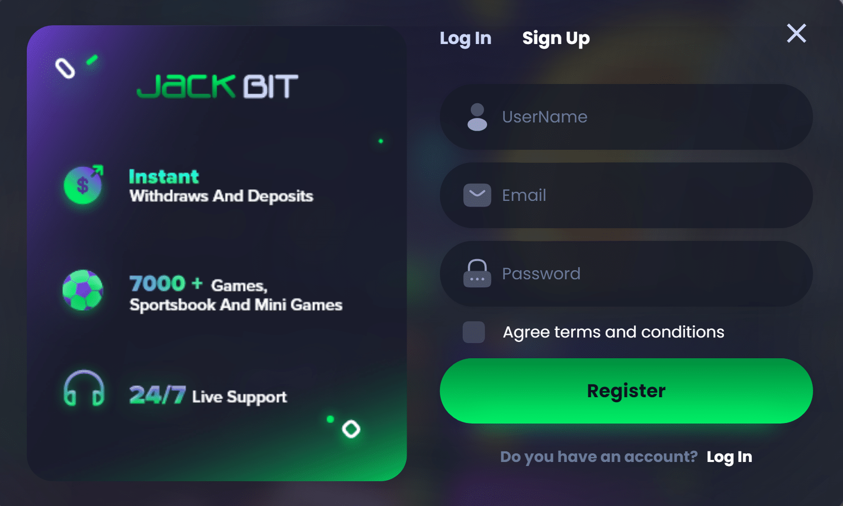 jackbit register