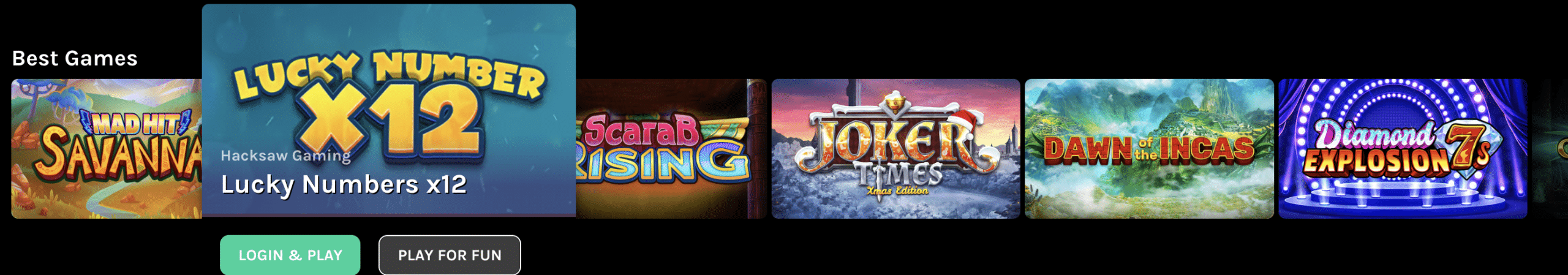 Casinoways games