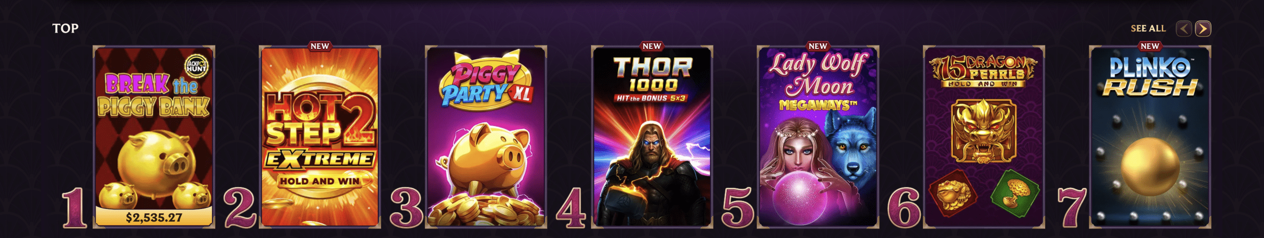 dice palace slots